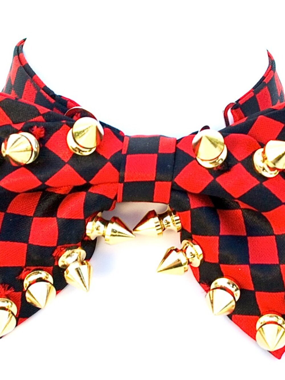 GASOLINE GLAMOUR CHECKS BOW TIE 🎀 👔 🏁